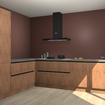 Astoria Eiken greeploze keuken Antibes 61136