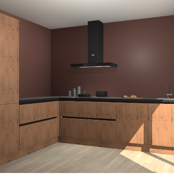 Astoria Eiken greeploze keuken Antibes 61142