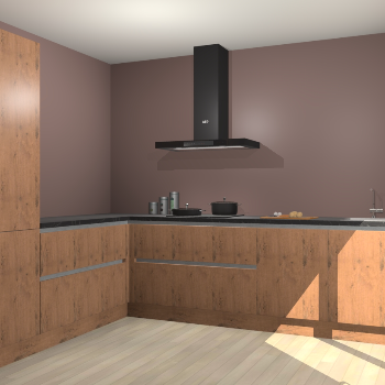 Astoria Eiken greeploze keuken Antibes 61206