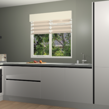 Zijdegrijze greeploze keuken Luzern 60860