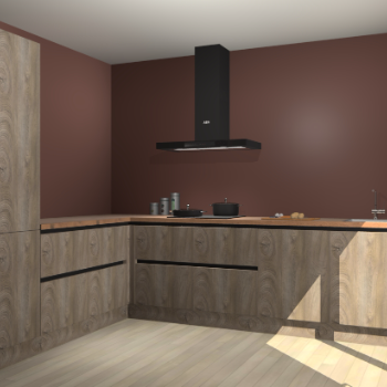 Cantaro Eiken greeploze keuken Antibes 61281