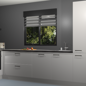 Zijdegrijze keuken Luzern 60959