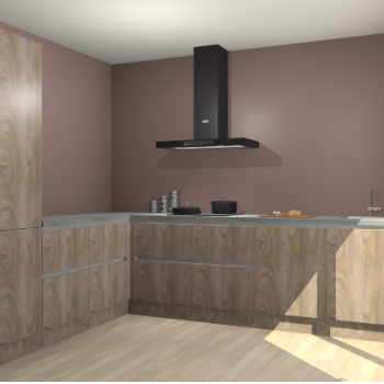 Cantaro Eiken greeploze keuken Antibes 61291