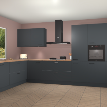 Onyxgrijze keuken Debrecen 68533