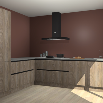 Cantaro Eiken greeploze keuken Antibes 61297