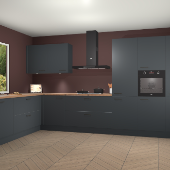 Onyxgrijze keuken Debrecen 68534