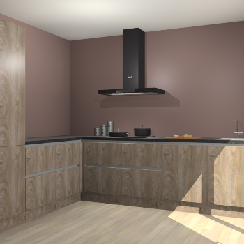 Cantaro Eiken greeploze keuken Antibes 61397