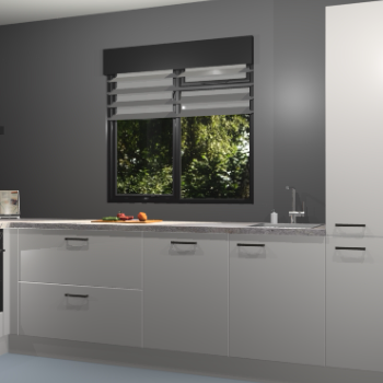 Zijdegrijze keuken Luzern 61031