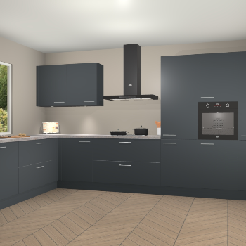 Onyxgrijze keuken Debrecen 68615