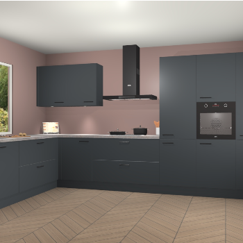 Onyxgrijze keuken Debrecen 68618