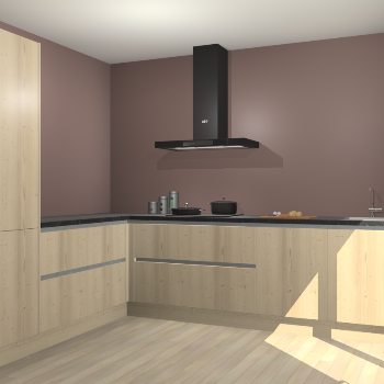 Vuren greeploze keuken Antibes 61885