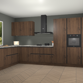 Noten greeploze keuken Debrecen 68378