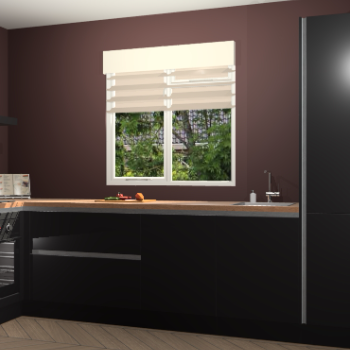 Zwarte greeploze keuken Luzern 61362