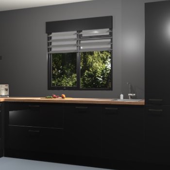 Zwarte keuken Luzern 61365