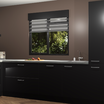 Zwarte keuken Luzern 61390