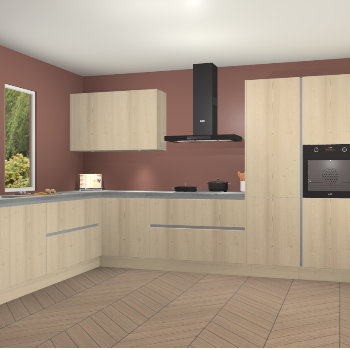 Vuren greeploze keuken Debrecen 68393