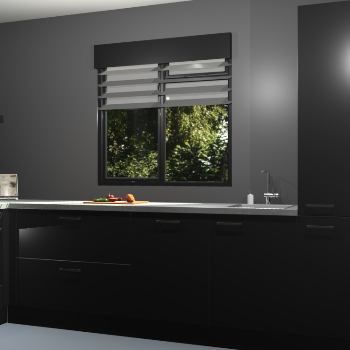 Zwarte keuken Luzern 61393