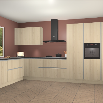 Vuren greeploze keuken Debrecen 68399