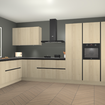 Vuren greeploze keuken Debrecen 68402