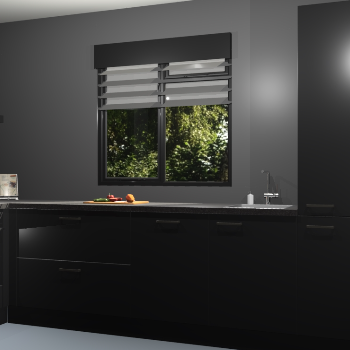 Zwarte keuken Luzern 61412