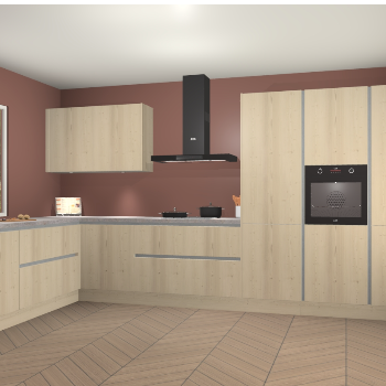 Vuren greeploze keuken Debrecen 68411