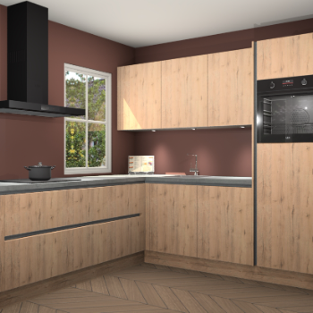 Madera natuur greeploze keuken Leeds 83811