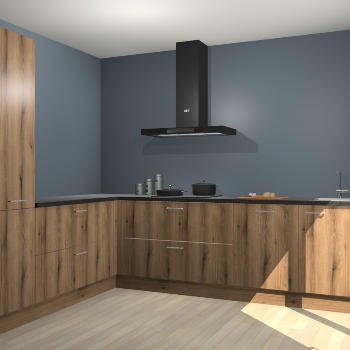 Goud Eiken keuken Antibes 61495