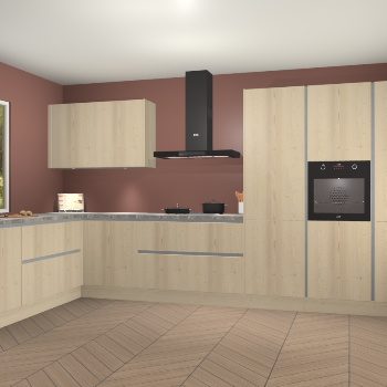 Vuren greeploze keuken Debrecen 68405