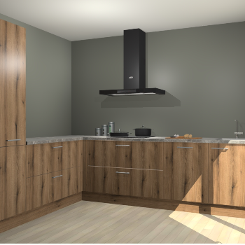 Goud Eiken keuken Antibes 61500