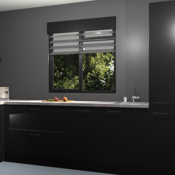 Zwarte keuken Luzern 61522