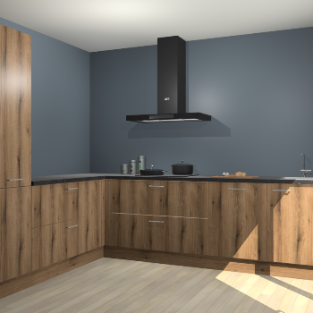 Goud Eiken keuken Antibes 61513