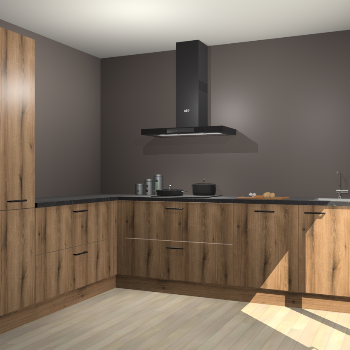 Goud Eiken keuken Antibes 61515