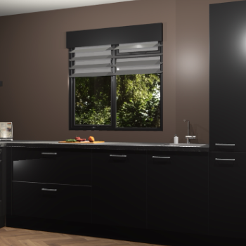 Zwarte keuken Luzern 61542