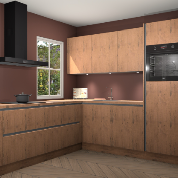 Astoria eiken greeploze keuken Leeds 83999