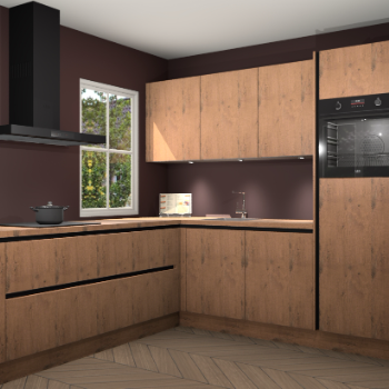 Astoria eiken greeploze keuken Leeds 84002