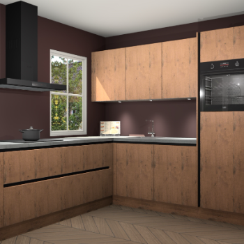 Astoria eiken greeploze keuken Leeds 84020