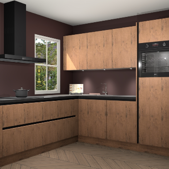 Astoria eiken greeploze keuken Leeds 84062