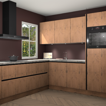 Astoria eiken greeploze keuken Leeds 84074