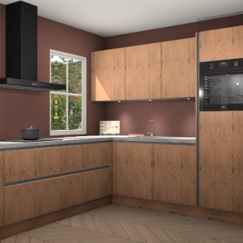 Astoria eiken greeploze keuken Leeds 84083