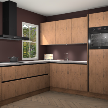 Astoria eiken greeploze keuken Leeds 84086