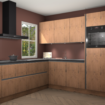 Astoria eiken greeploze keuken Leeds 84101