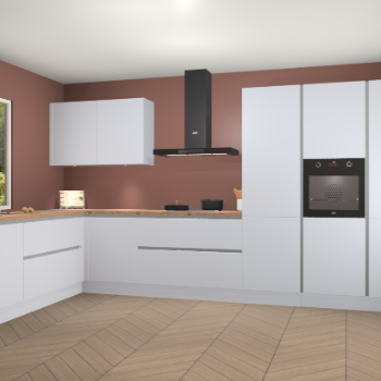 Sneeuwwitte greeploze keuken Debrecen 69378