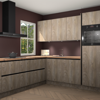 Cantaro eiken greeploze keuken Leeds 84116