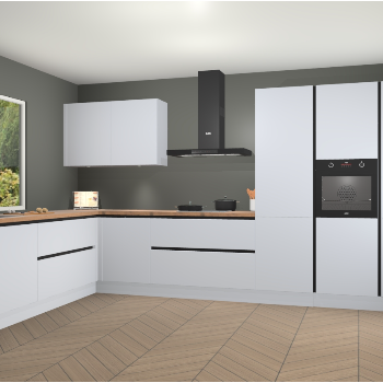 Sneeuwwitte greeploze keuken Debrecen 69381