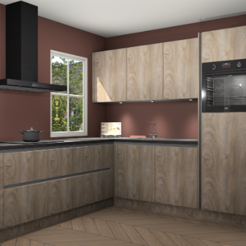 Cantaro eiken greeploze keuken Leeds 84174