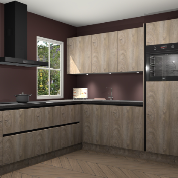 Cantaro eiken greeploze keuken Leeds 84177