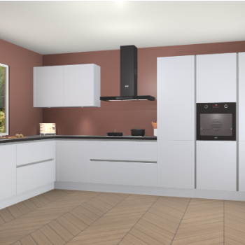 Sneeuwwitte greeploze keuken Debrecen 69555