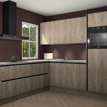 Cantaro eiken greeploze keuken Leeds 84184