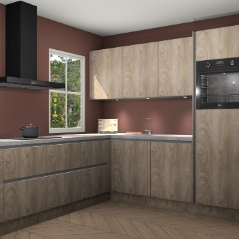 Cantaro eiken greeploze keuken Leeds 84194