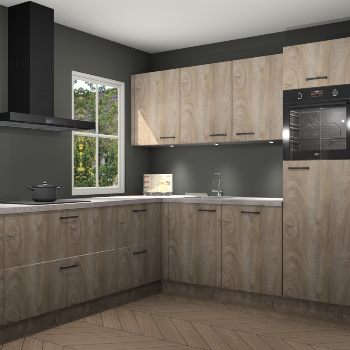 Cantaro eiken keuken Leeds 84197